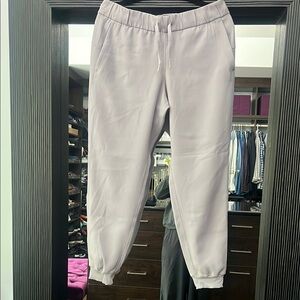 Lulu Light Gray Jogger Pants